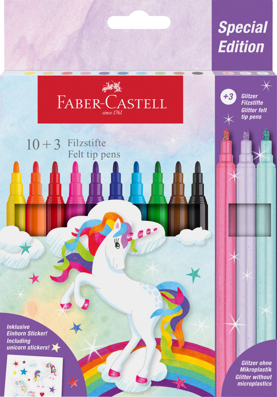 CARIOCA 10+3 CULORI UNICORNI FABER-CASTELL CARIOCA 10+3 CULORI UNICORNI FABER-CASTELL